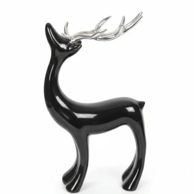 Standing ceramic deer