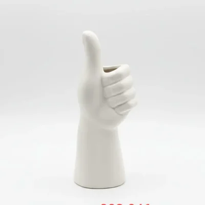 Thumbs up sculpture