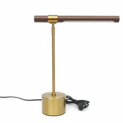 Table lamp with Gold metallic Base