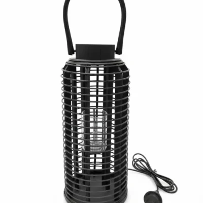 Black Wooden Lamp Holder